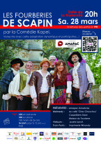  Affiche Les fourberies 