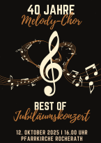  Flyer 40 Jahre Melody chor 
